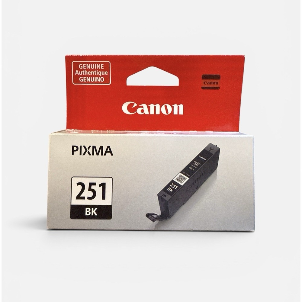 Genuine Canon Pixma 251 BK Black Ink Cartridge 6513B008 OEM New